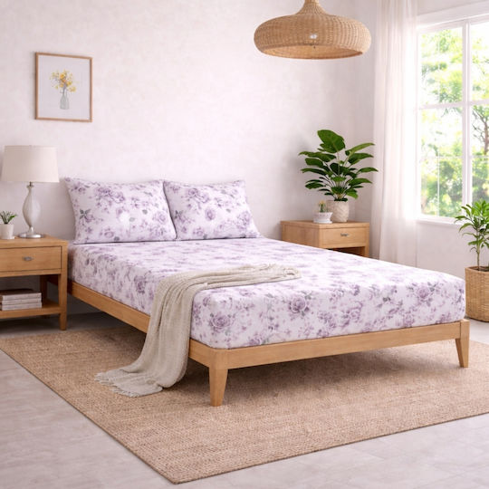 My Home Luxury Modena Bed Sheet for Single Bed 160x240cm 1
