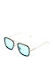 Olympus Sunglasses Unisex Γυαλιά Ηλίου με Χρυσό Μεταλλικό Σκελετό και Καθρέφτη Φακό 01-011