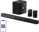 Ultimea Skyware X40 Soundbar 5.1.2 Bluetooth και HDMI με Τηλεχειριστήριο Μαύρο