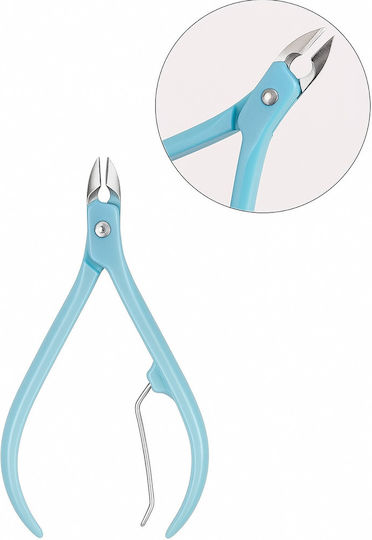 Cuticle Remover Clipper Ubx Stainless Steel Plastic 9.5 X 6 Cm Blue