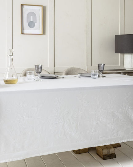 Nima Τραπεζομάντηλο Off White 160x310εκ.