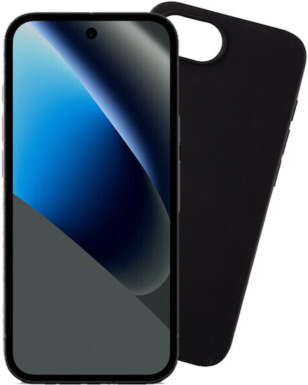 Volte-Tel Silicone Back Cover with Neck Strap Black for Google Pixel 10a
