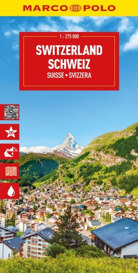 Switzerland Marco Polo Map - Mairdumont Gmbh & Co. Kg - Sheet Map, Folded