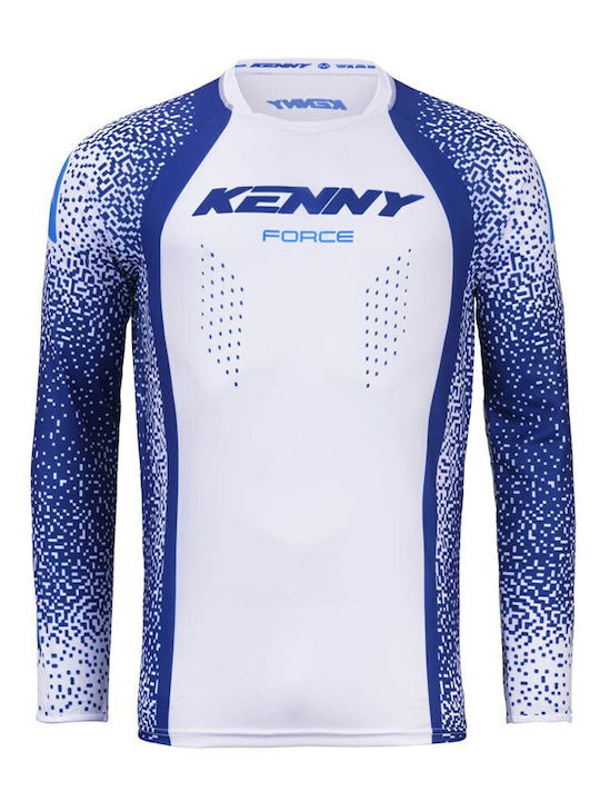 Kenny MX Force Pixel Мъжка Мотоциклетна Блуза Мотокрос Дълъг Ръкав Тъмносиньо/Бяло Kenny MX Force Pixel Мъжка Мотоциклетна Блуза Мотокрос Дълъг Ръкав Тъмносиньо/Бяло