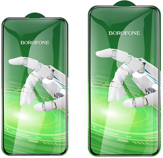Borofone 5D 0.4mm Tempered Glass 10τμχ (iPhone 17 / 17 Pro / 16 Pro)