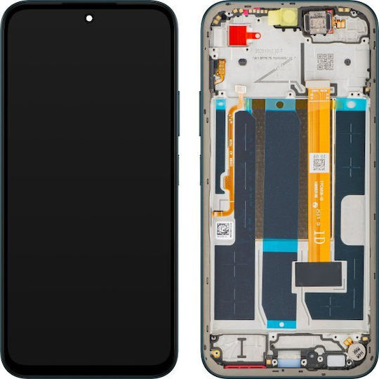 Oppo Екран със Сензорен Механизъм за A6 4g (Син)