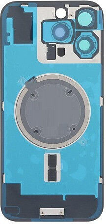 Apple Iphone 16 Pro Max Πίσω Κρύσταλλο Back Glass Χωρίς Nfc White Titanium Οεμ Συμβατό
