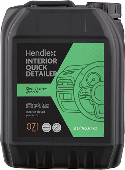 Hendlex Innenraum Schnellpfleger Reiniger und Schutz Flüssigkeit für Autotafel 5lt AUPC05LINQDA