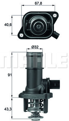 Θερμοστατης Audi Vw Golf 1.6 Fsi