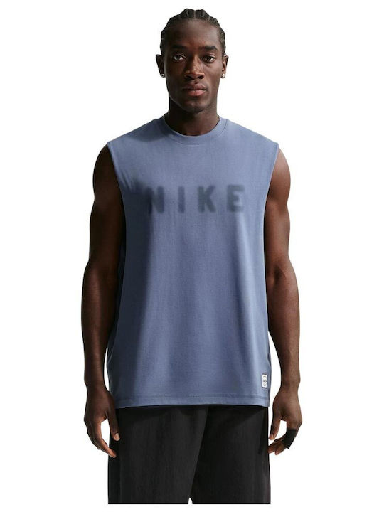 Nike Dri-fit Dri-Fit Αθλητική Μπλούζα Μπλε