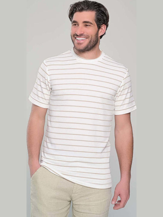 Ben Tailor Polo T-shirt Εκρου-μπεζ