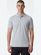 Polo Short Sleeve Gray Blouse