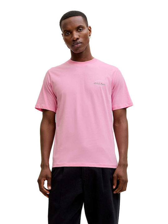 Jack & Jones Crew Neck T-shirt Ροζ