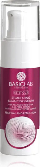 Stimulating Serum Unifies Skin Tone Basiclab Cosmetology Esteticus 0.5% Adapalene Acid Ester 10% Collagen Polypeptide Complex 0.5% Pdrn 30 Ml