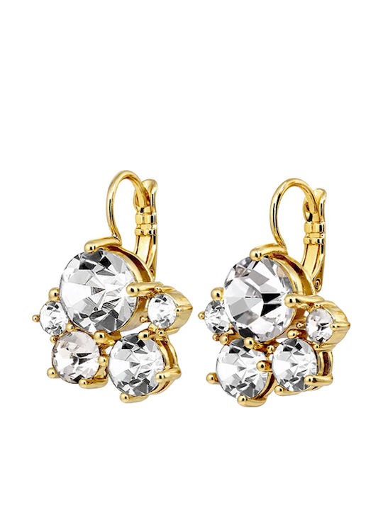 Dyrberg/Kern Dangle Earrings Made of Gold Plated Steel