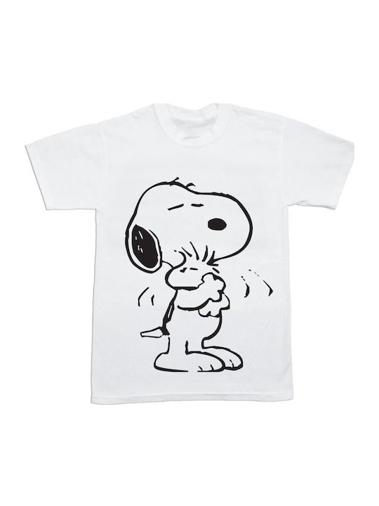 Παιδικό T-shirt Λευκό Snoopy