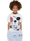 Παιδικό T-shirt White Graphic Tee