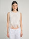 Women's Cotton Sleeveless Top White 63-408.055.N0010