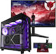 Vengeance Epic-V83 NZXT Edition Гейминг Настолен Компютър (Ryzen 7-8700F/32GB DDR5/1.0TB SSD/Radeon RX 9060/Без Операционна Система) и Lenovo LEGION IPS Геймърски Монитор 23.8"
