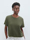Women's T-shirt Olive Green