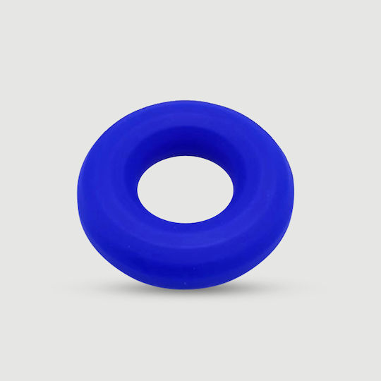 Flexible Silicone Cock Ring Highway Rush Liquid Silicone Flexible Cock Ring Small 42 Mm Blue