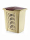 Raki Simpati Laundry Basket Plastic 65lt with Cap 52x41x56cm