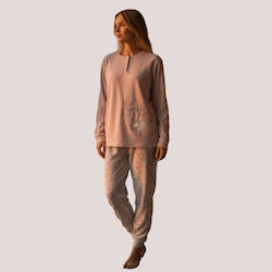 DAY Summer Women's Pajama Set Cotton Pink