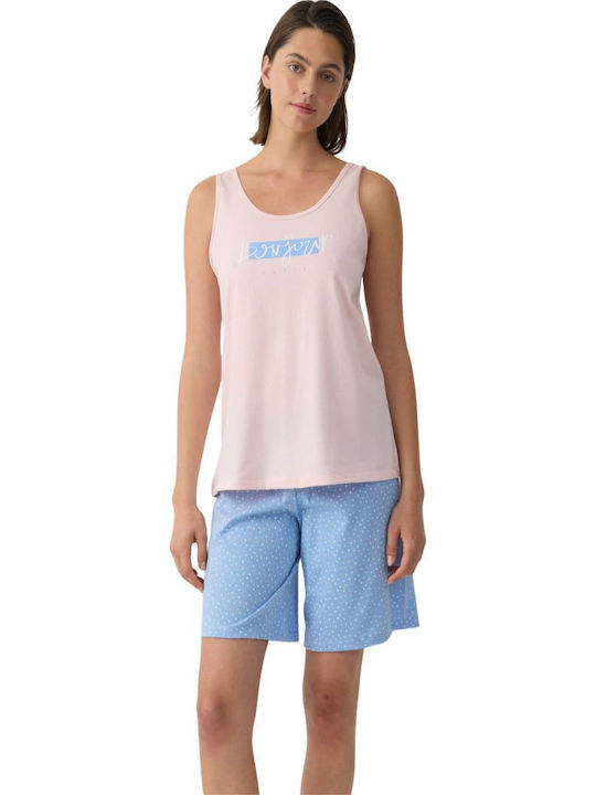 Minerva Summer Women's Pyjama Set Powder Bonjour