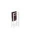 Arredamenti Italia Salvi Raft de Haine de Baie Dublu 34x19cm Alb