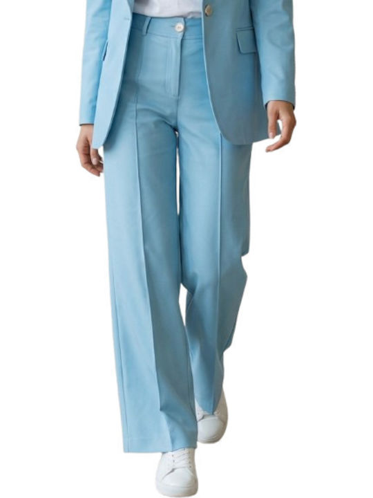 Derpouli Women's Light Blue Suit