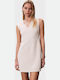 Summer Mini Evening Dress Ecru