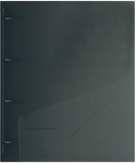 Typotrust Black File A4 4 D Rings & 3cm Spine Fp15143-01 Typfp15143-01
