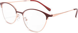 Martinez Carmina Reading Glasses +1.50 in Gold Colour