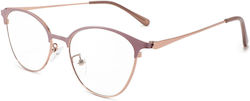 Martinez Carmina Lesebrillen +2.50 in Rosa Farbe