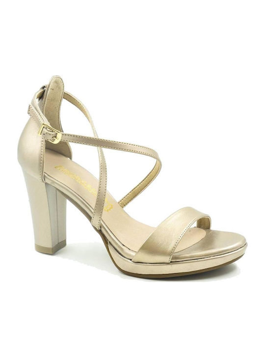 Ragazza Anatomic Leather Sandals Gold