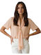 Short Sleeve Women's Shirt Salmon