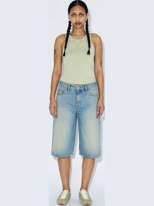 Bree Damen-Shorts - Bermudas Jean Stream Sky Aged