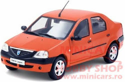 Dacia Logan 2005 Red Model Car 1:43 Hachette