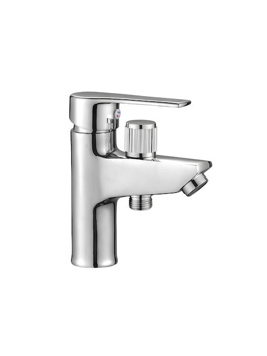 Avizar Wasserhahn Für Waschbecken 1 Loch Chrom-Finish Anti-Korrosion Silber