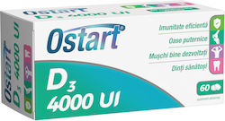 Fiterman Pharma Ostart D3 4000iu Vitamina D3 Natural 60 Comprimate