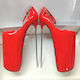 Women's High Heels 30 Cm Extreme High Heels Platform Boots Stiletto Red