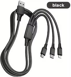 USB to Lightning / Type-C / mini USB Cable 1.2m CF169415 USB to Lightning / Type-C / mini USB Cable 1.2m CF169415