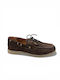 Boat Shoes De Damă Din Piele În Culoare Maro