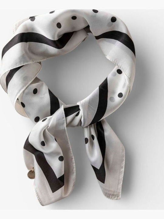 Fragola Women's Silk Shawl White