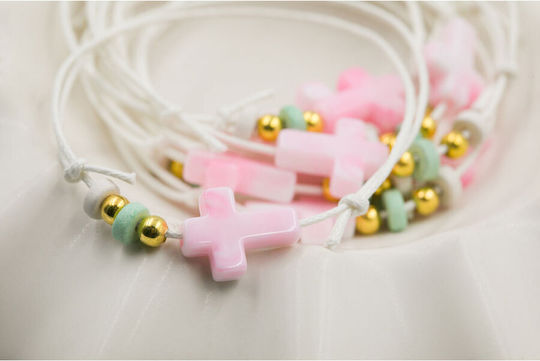 Kymi Christening Charm White Bracelet 50 Pieces