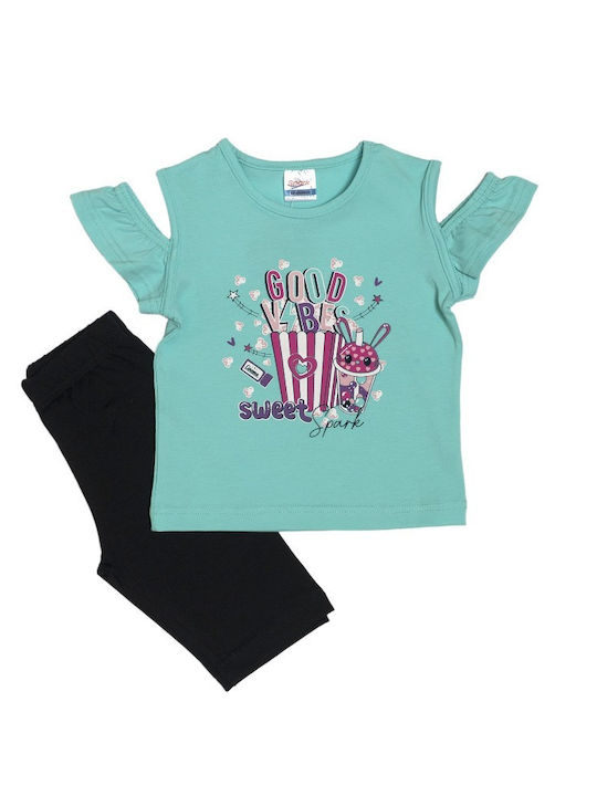 Kids Sweatpants Set Green