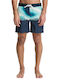 Everyday Men's Swim Shorts Blue with Patterns
