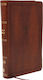 Kjv Giant Print End-of-verse Reference Bible, Brown Leathersoft, Red Letter, Comfort Print - Thomas Nelson Publishers - Leather / Fine Binding