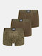 Ανδρικά Μποξεράκια Quadrate Green 3Pack