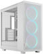 Fractal Design Epoch XL Gaming Full Tower Κουτί Υπολογιστή με Πλαϊνό Παράθυρο και RGB Φωτισμό Λευκό